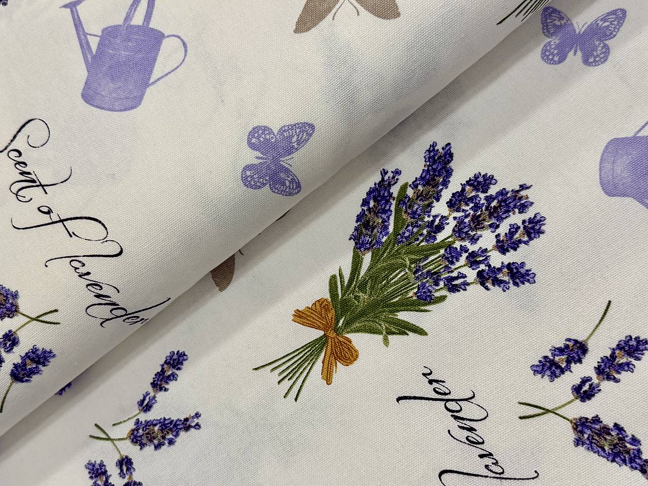 100% BAVLNA DEKOR / LEVANDUĽA