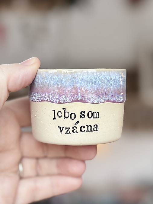 Nádoby - Lebo som vzácna 100ml - 18074715_