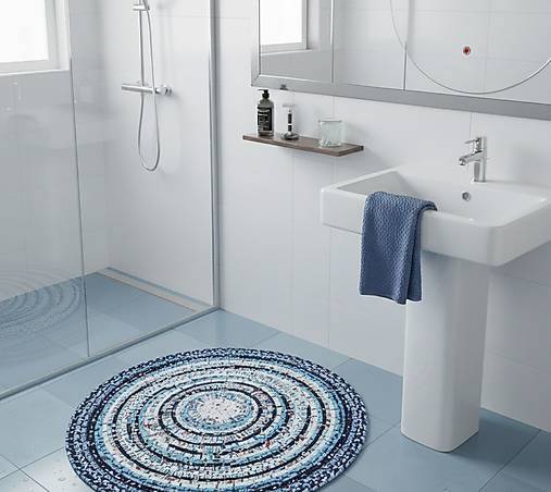 Štýlový koberec do pánskej kúpeľne