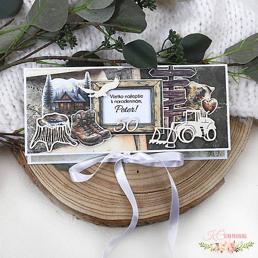 Papiernictvo - Narodeninová darčeková obálka XII - 18077189_