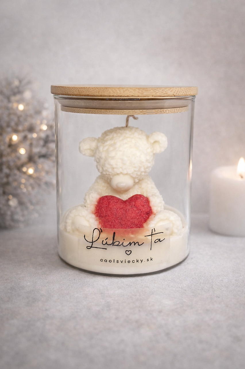 Sójová sviečka v skle