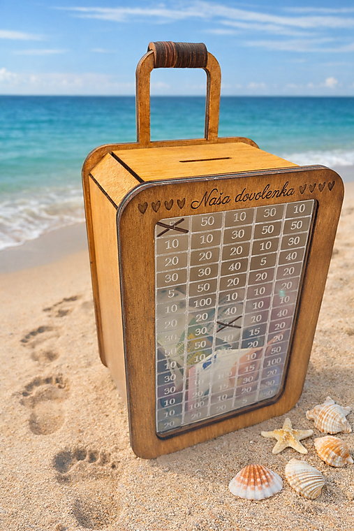 Úložné priestory & Organizácia - Pokladnička - cestovný Kufor s počítadlom - 18076990_