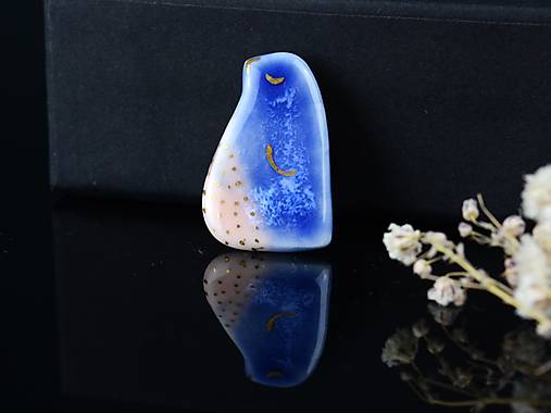 Brošne - Pokora - porcelánový vtáčik - brošňa - 18076342_