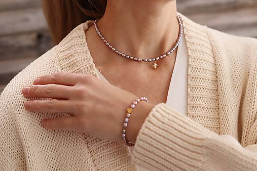 2-dielna perlová sada lila