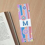 Papiernictvo - Kvetový chaos - záložka do knihy - 18076592_