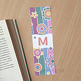 Papiernictvo - Kvetový chaos - záložka do knihy - 18076596_