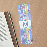 Papiernictvo - Kvetový chaos - záložka do knihy - 18076599_