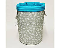 Detský textil - KOŠ NA HRAČKY látkový - 18077726_