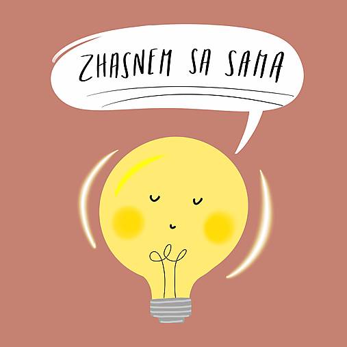 Žiarovka, Giclée art print 30x36