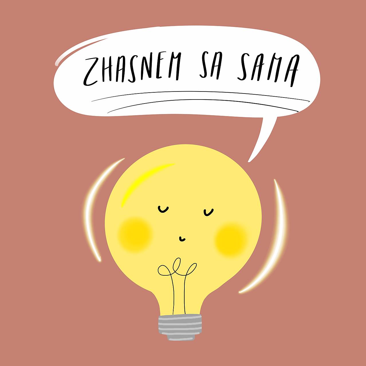 Žiarovka, Giclée art print 30x36