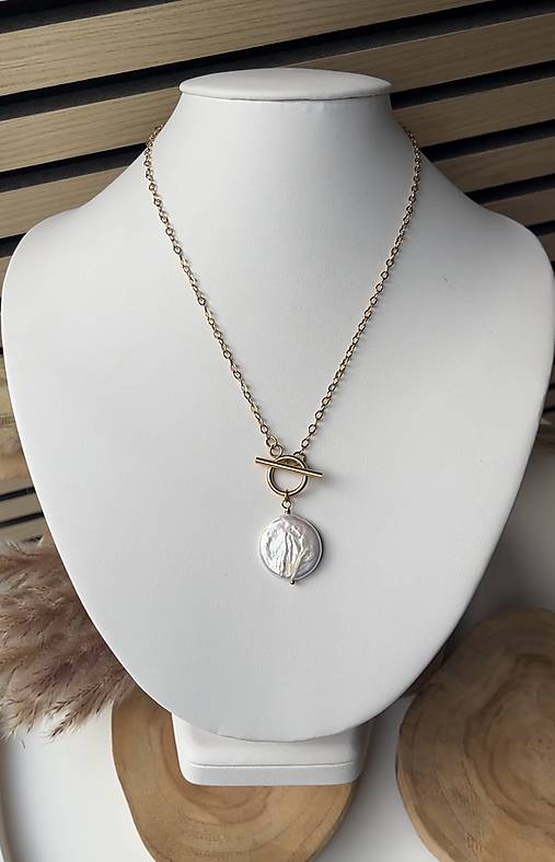 Náhrdelník - retiazka s perlou