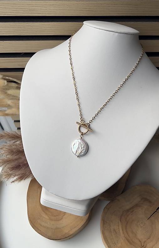 Náhrdelník - retiazka s perlou