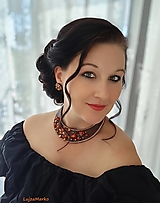 Sady šperkov - Luxusná sada - náhrdelník + náušnice  - 18078123_