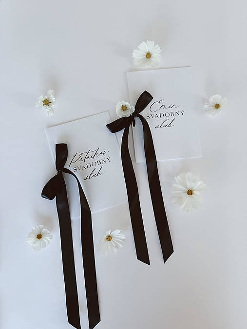 Papiernictvo - Svadobný sľub black&white - 18080226_