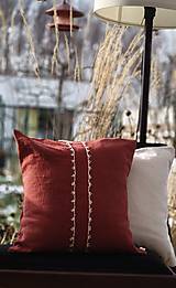 Úžitkový textil - V rustikálnom štýle - set 2 poťahov na vankúše 40×40 cm - 18081939_