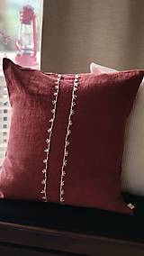 Úžitkový textil - V rustikálnom štýle - set 2 poťahov na vankúše 40×40 cm - 18081941_