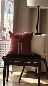 Úžitkový textil - V rustikálnom štýle - set 2 poťahov na vankúše 40×40 cm - 18081943_