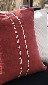 Úžitkový textil - V rustikálnom štýle - set 2 poťahov na vankúše 40×40 cm - 18081946_
