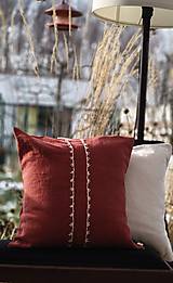 Úžitkový textil - V rustikálnom štýle - set 2 poťahov na vankúše 40×40 cm - 18081986_