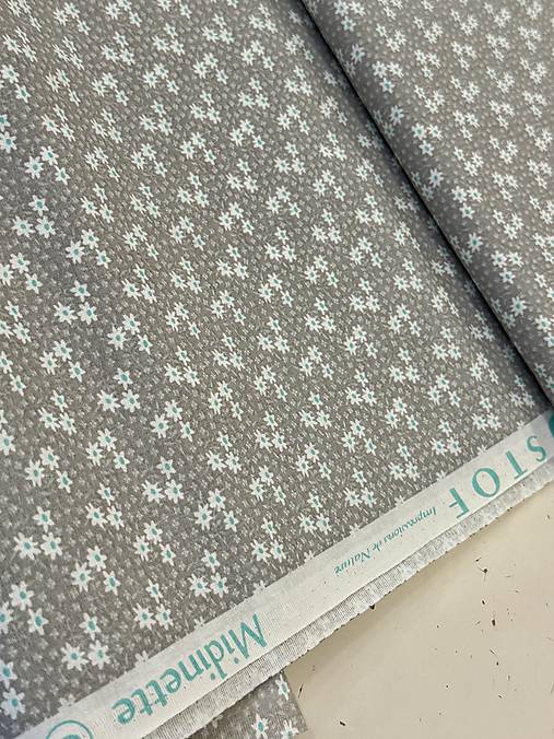 100% BAVLNA STOF/ KVETINKY