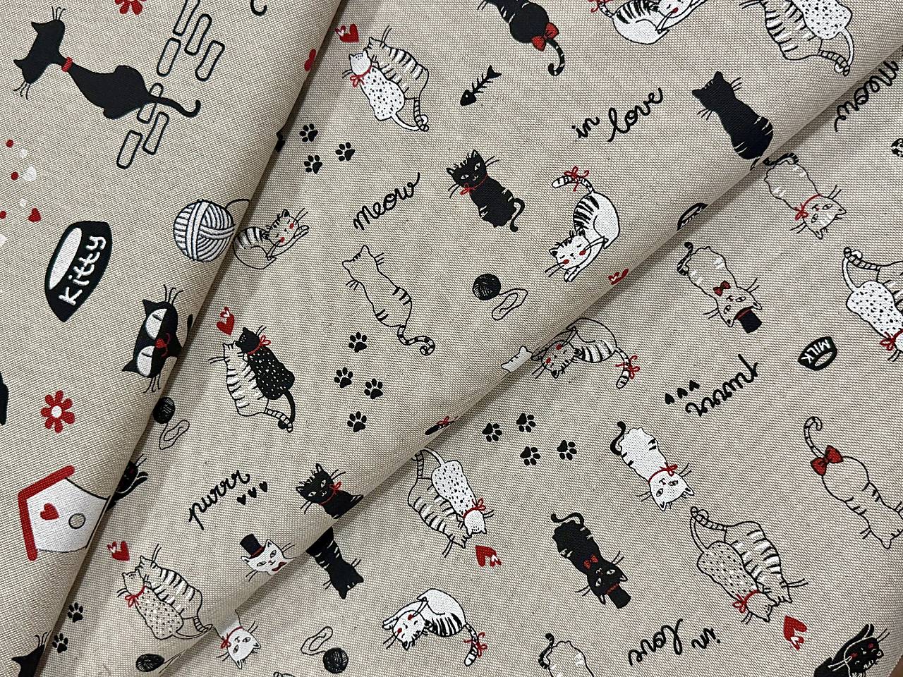 ❤️100% BAVLNA FRANCÚZSKO STOF ❤️MAČIČKY❤️