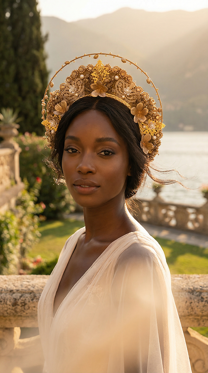 Halo glam korunka "bohyňa”