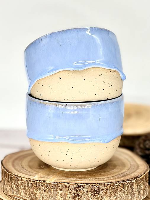 Light Blue - pohárik latte (280ml, bez uška)