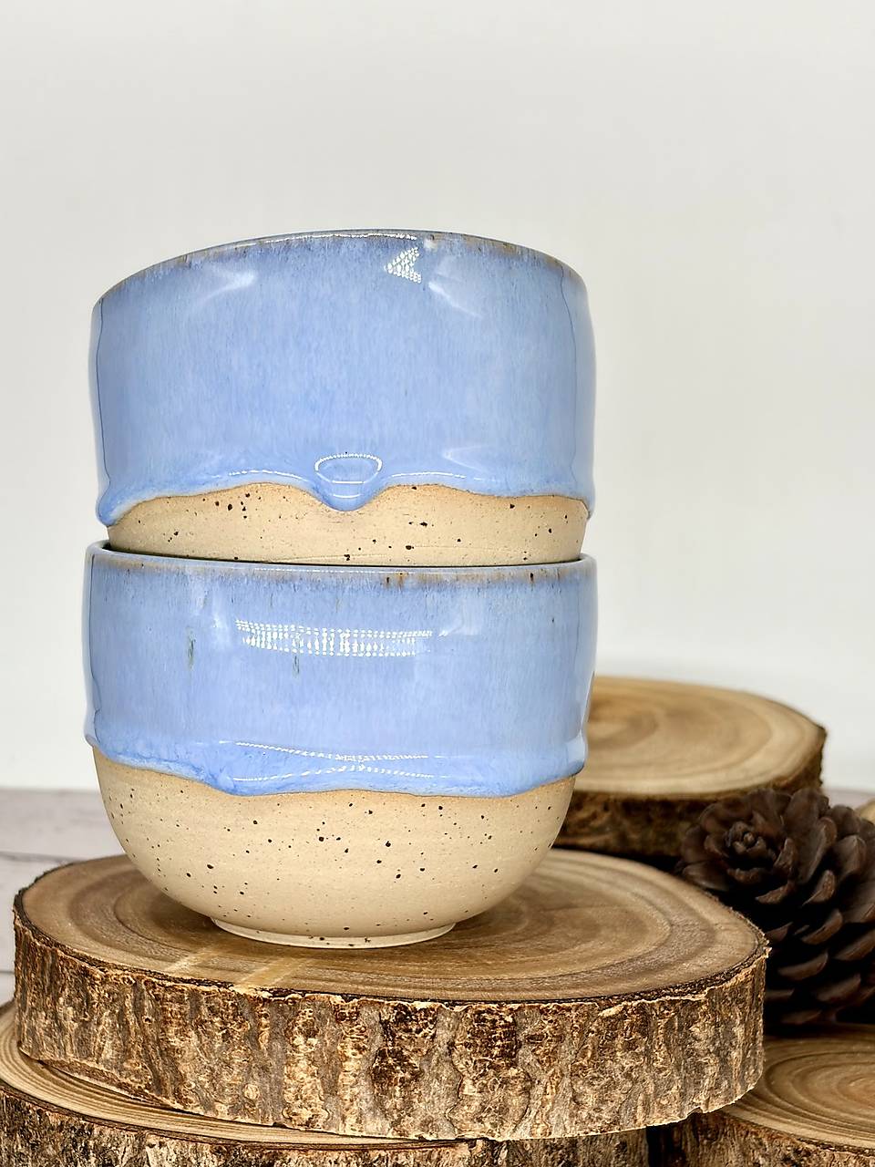 Light Blue - pohárik latte (280ml, bez uška)