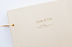 Papiernictvo - Láska & Vôľa - svadobná kniha hostí / fotoalbum - 18081635_