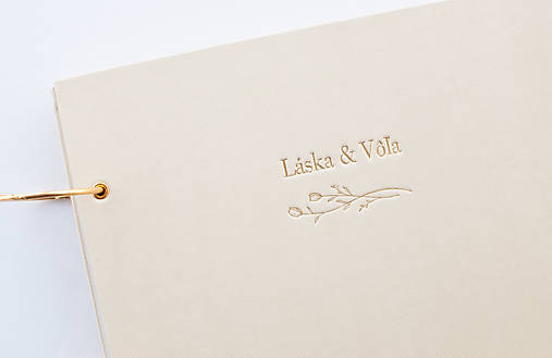 Papiernictvo - Láska & Vôľa - svadobná kniha hostí / fotoalbum - 18081635_