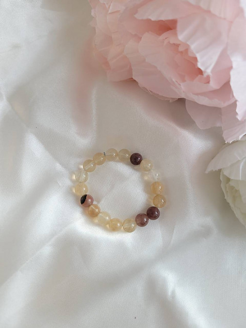 Detské doplnky - Chlapčenský minerálny náramok pre úspech - 18080772_