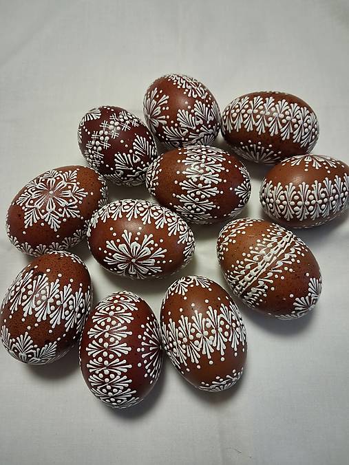 Dekorácie - Prírodné slepačie kraslice - 18080302_