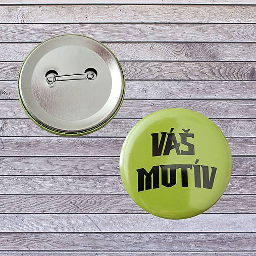 Personalizovaný odznak – na mieru