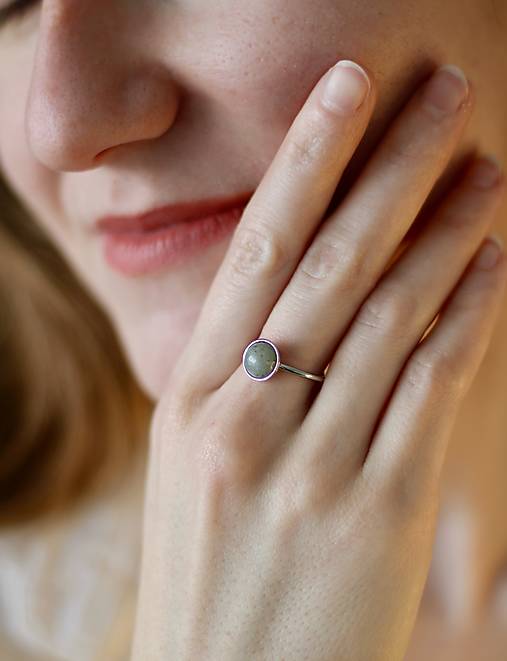 Prstene - Prsteň - labradorit - 18082390_