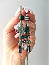 Náušnice - Náušnice KAKTUS  - 18082121_
