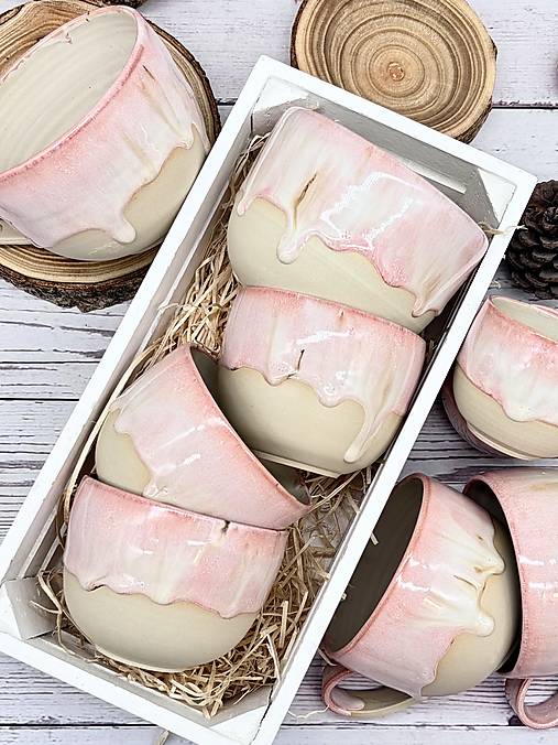 Rose dream - šálka cappuccino (200ml, s uškom)