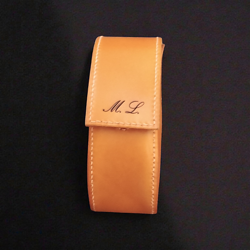 Kožené púzdro na okuliare