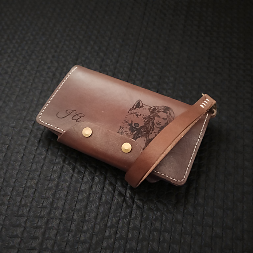 Pánska peňaženka s priečinkom na mobil