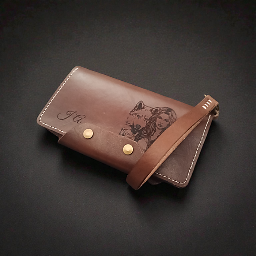 Pánska peňaženka s priečinkom na mobil