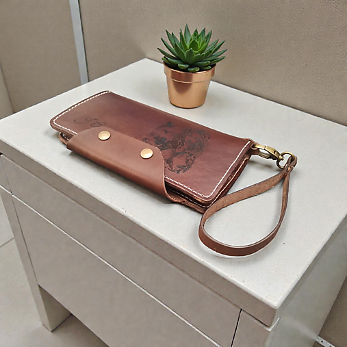 Pánska peňaženka s priečinkom na mobil