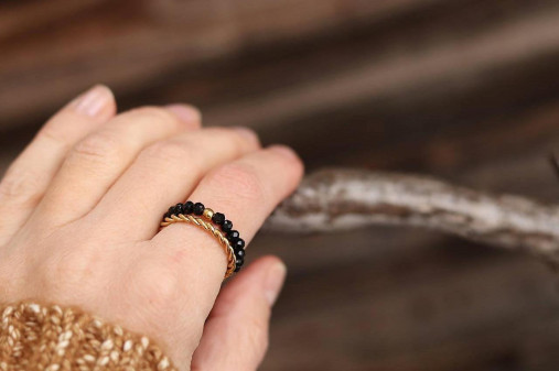 DUO sada prsteňov - spinel