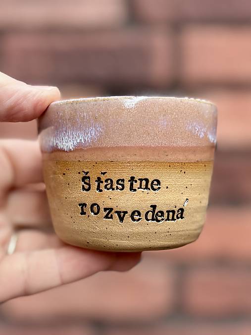 Nádoby - Šťastne rozvedená 150ml - 18082878_