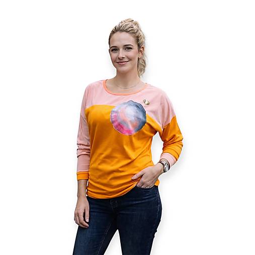 Tričko malované Mandarinne