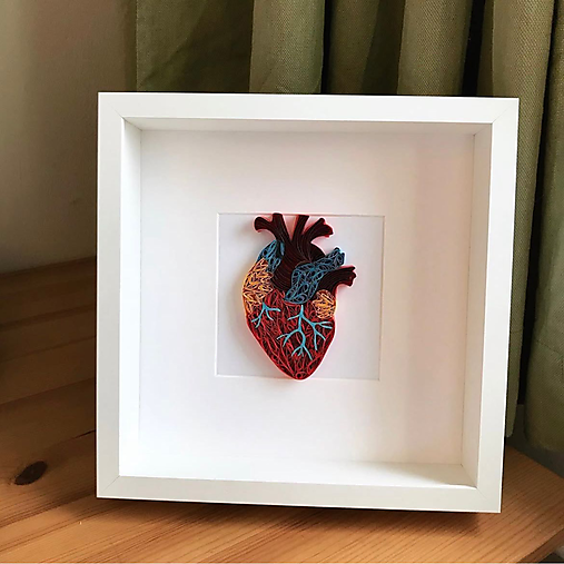 Obrazy - Personifikované 3D umenie z papiera - Quillingový obraz - 18084304_