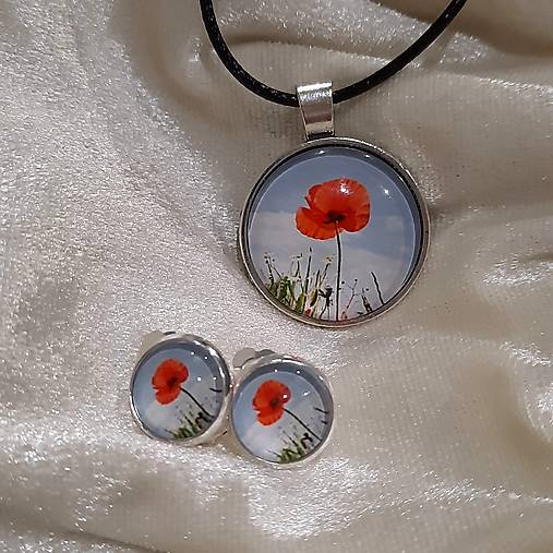 Klipsne 12mm + prívesok DIVÉ MAKY