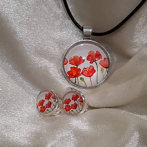 Klipsne 12mm + prívesok DIVÉ MAKY