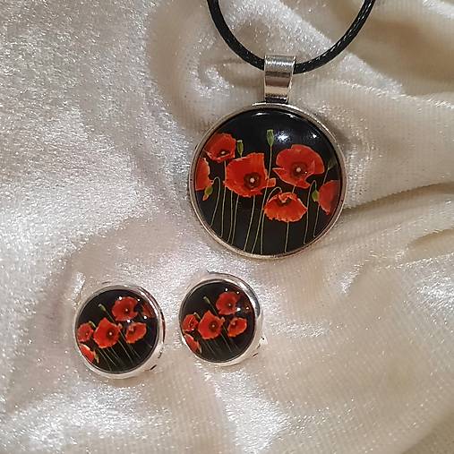 Klipsne 12mm + prívesok DIVÉ MAKY