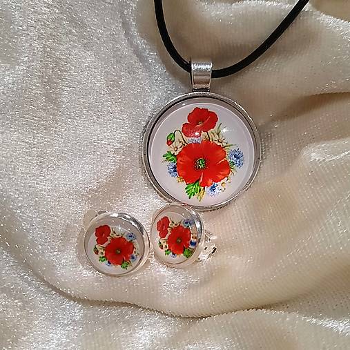 Klipsne 12mm + prívesok DIVÉ MAKY