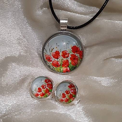 Klipsne 12mm + prívesok DIVÉ MAKY