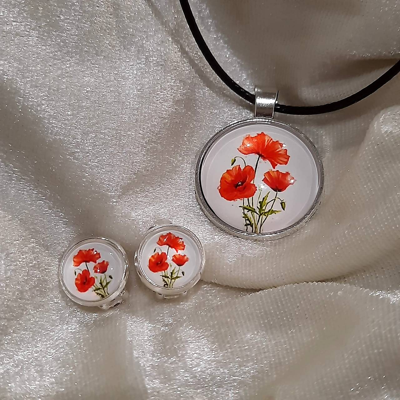 Klipsne 12mm + prívesok DIVÉ MAKY